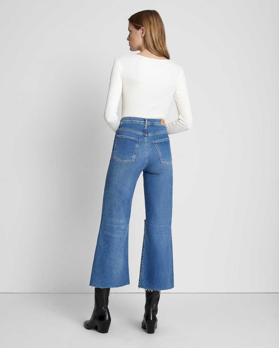 Donne 7 For All Mankind Jeans | Jo In Lussuoso Vintage A Vita Ultra Alta Corto Lyme