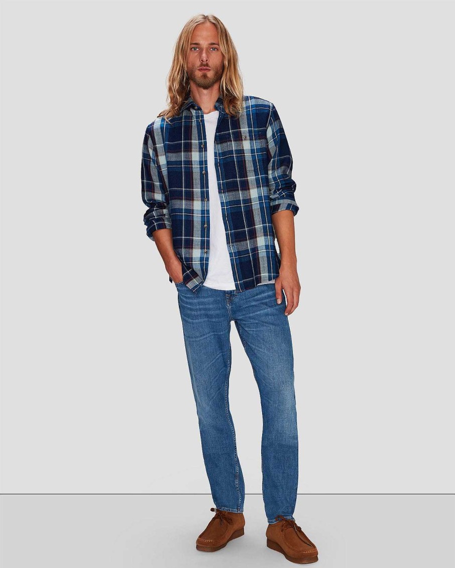 Uomo 7 For All Mankind Jeans | Earthkind Stretch Tek Adrien In Nomade