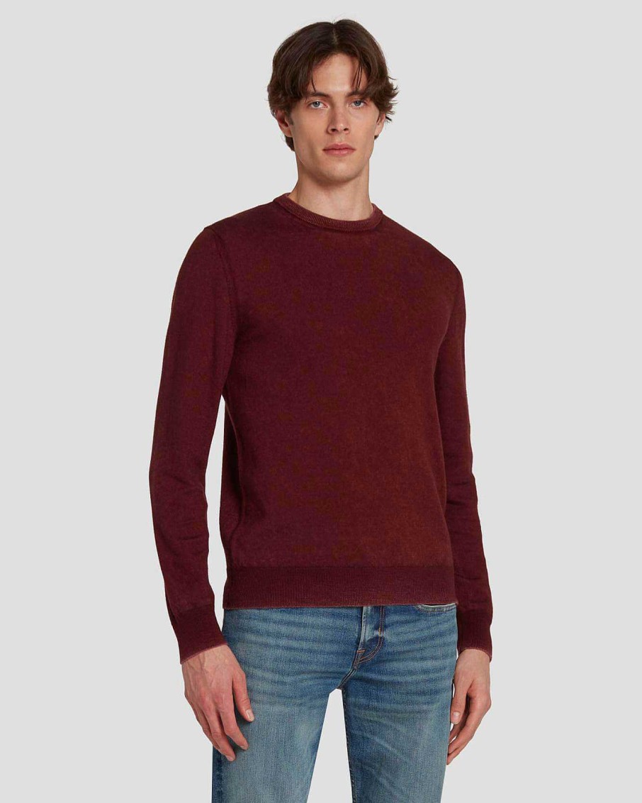 Uomo 7 For All Mankind Maglioni | Maglione In Lana Merino Gelso