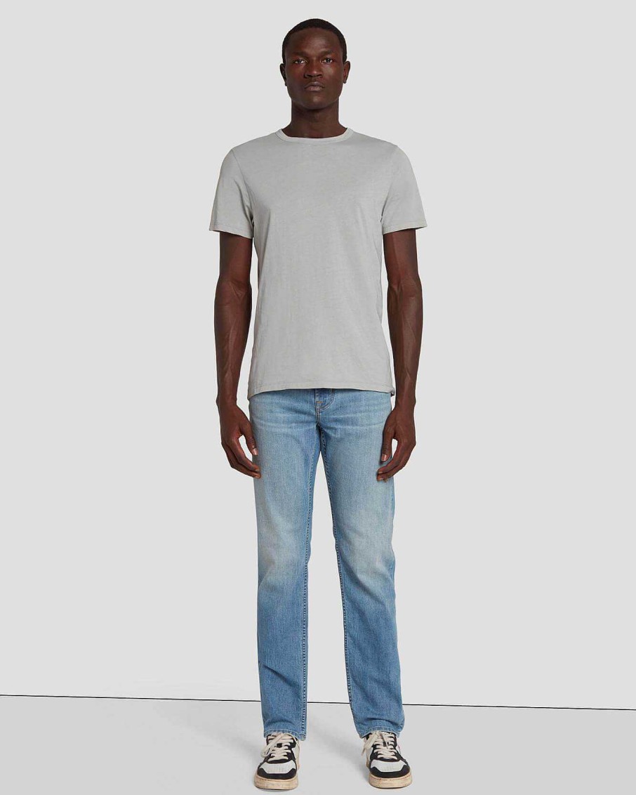 Uomo 7 For All Mankind Jeans | Trama Aerea Viscida Dentro Santa Cruz