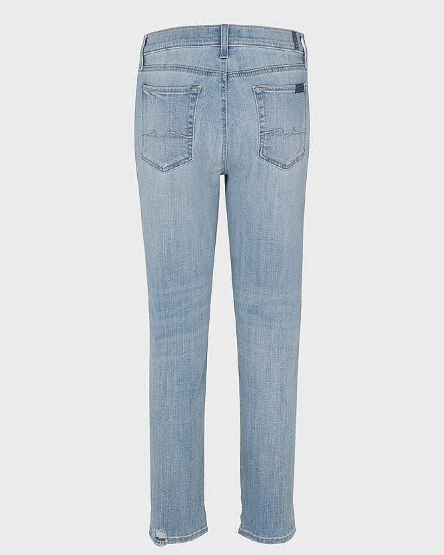 Donne 7 For All Mankind Jeans | Twill Rotto Josefina In Coco Prive