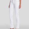 Donne 7 For All Mankind Jeans | Slim Illusion Kimmie Dritto Dentro Bianco Lussuoso