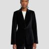 Donne 7 For All Mankind Giacche E Cappotti | Blazer In Velluto Dentro Nero