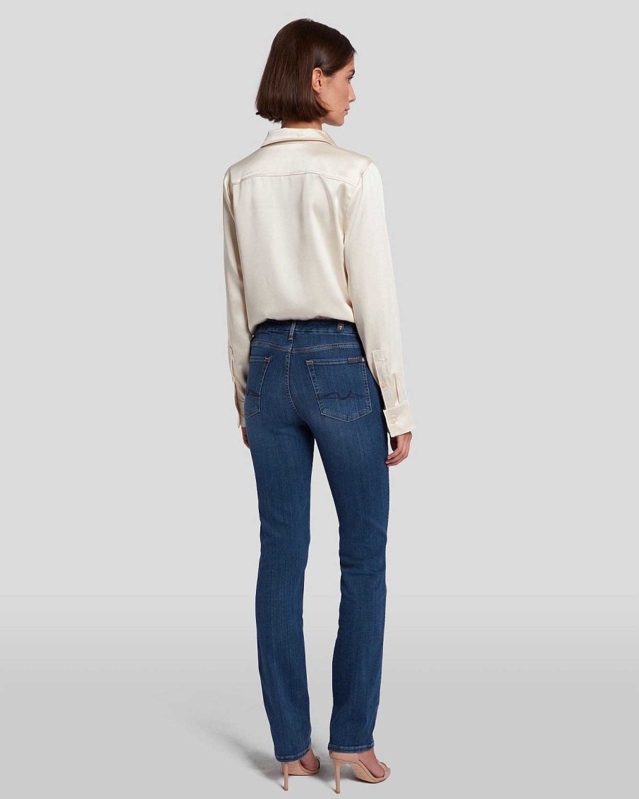 Donne 7 For All Mankind Jeans | Slim Illusion Kimmie Straight In Una Storia D'Amore Di Lusso Silovstry