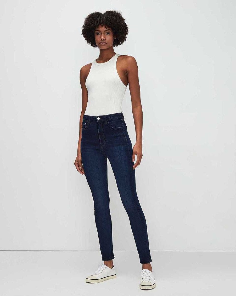 Donne 7 For All Mankind Jeans | Senza Filtro, Vita Ultra Alta, Skinny Mariposa