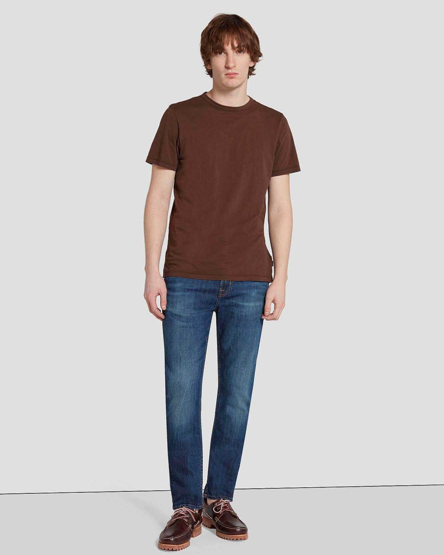 Uomo 7 For All Mankind Jeans | Trama Aerea Viscida Dentro Monterey