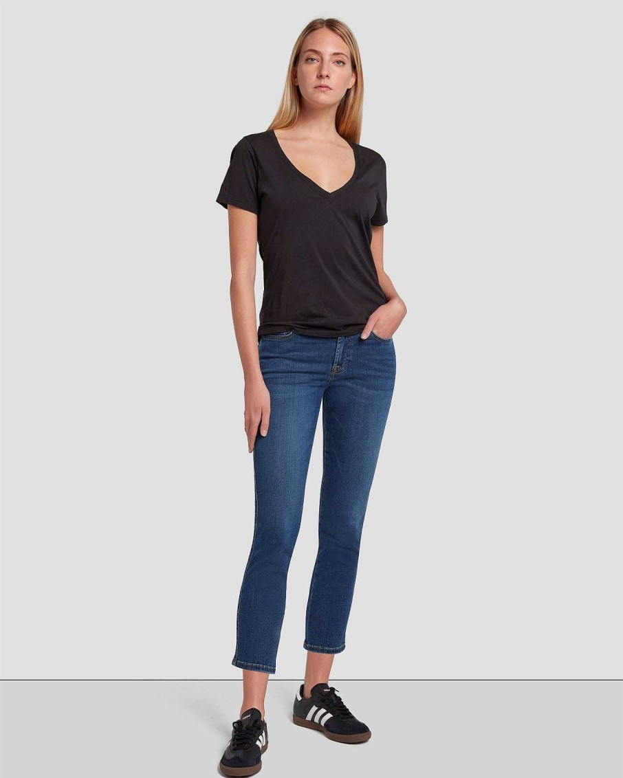 Donne 7 For All Mankind Jeans | B(Air) Kimmie Tagliato Dritto Dentro Duchessa