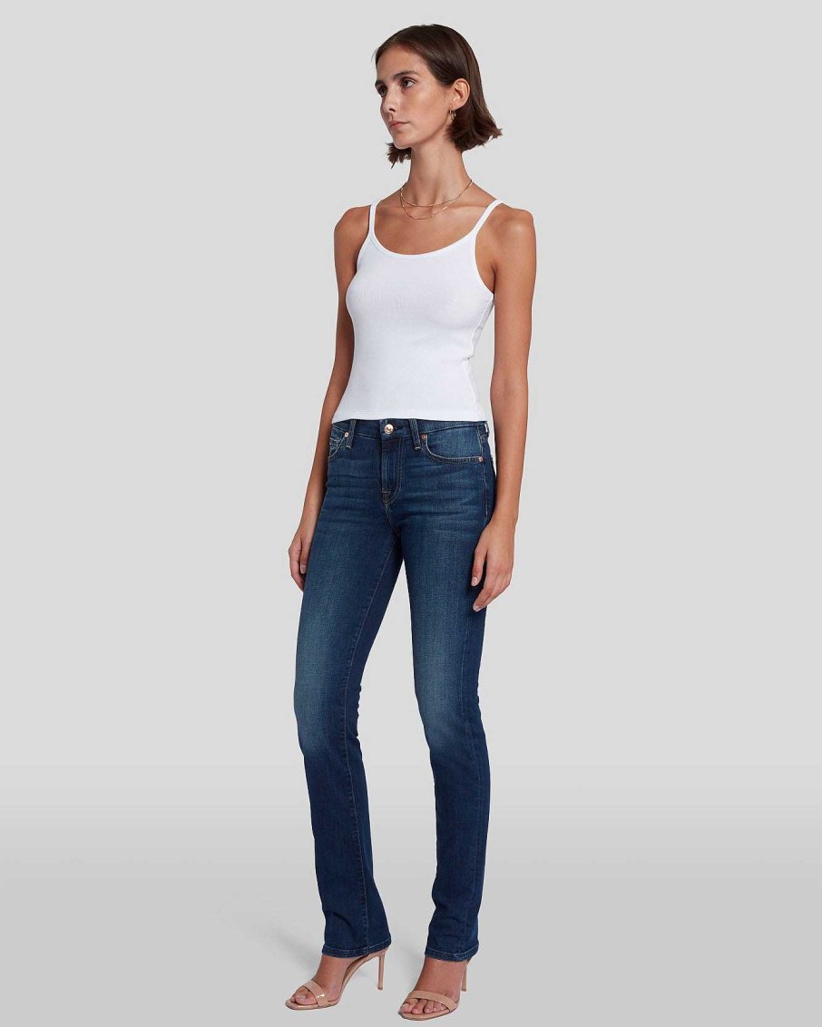 Donne 7 For All Mankind Jeans | B(Air) Denim Kimmie Straight In Fate Bairfate