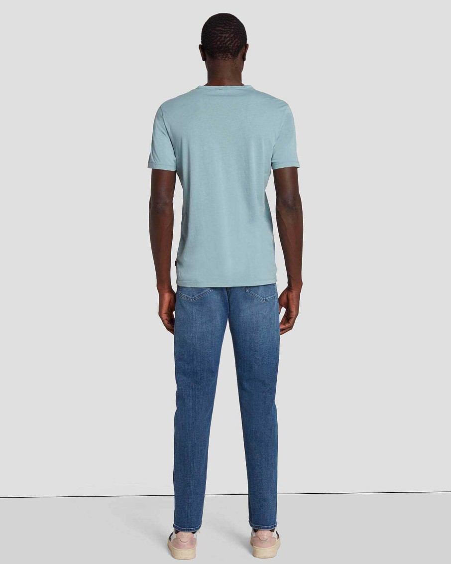 Uomo 7 For All Mankind Jeans | Earthkind Stretch Tek Slimmy Affusolato Labirinto