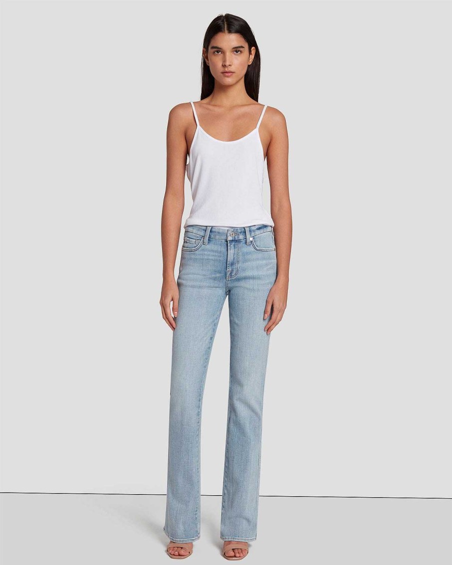 Donne 7 For All Mankind Jeans | Kimmie Bootcut In Twill Rotto Coco Prive