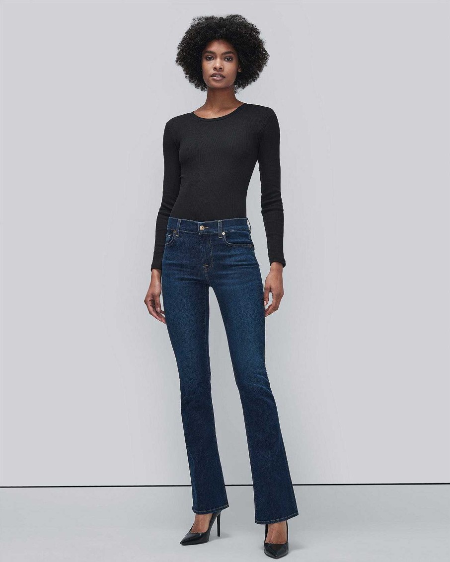 Donne 7 For All Mankind Jeans | B(Air) Kimmie Bootcut In Indaco Risciacquato