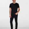 Uomo 7 For All Mankind Pantaloncini E Pantaloni | Serie Tech Slimmy Affusolata Nero