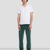 Uomo 7 For All Mankind Pantaloncini E Pantaloni | Velluto A Coste Sottile Affusolato Cacciatore Verde