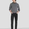 Uomo 7 For All Mankind Maglioni | Felpa Con Cappuccio In Cashmere Erica Grigia