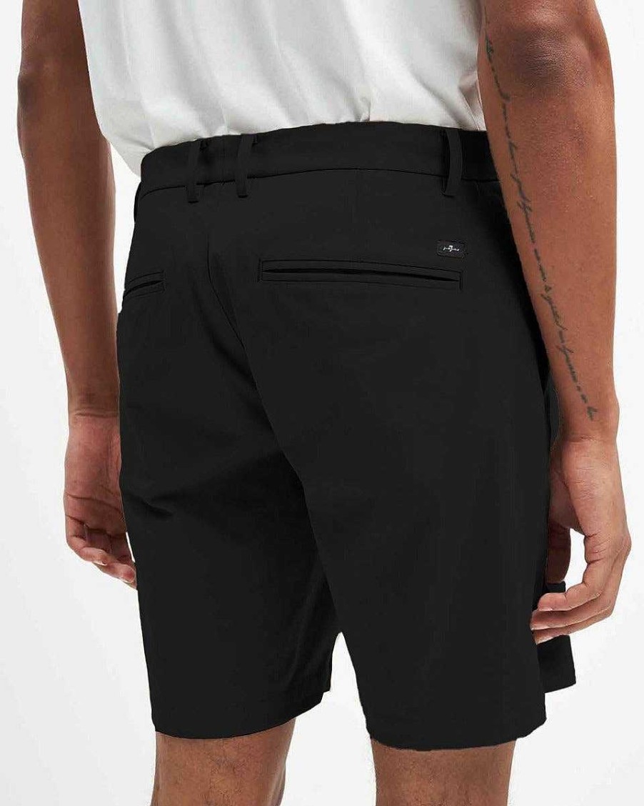 Uomo 7 For All Mankind Pantaloncini E Pantaloni | Serie Tech In Breve Nero