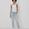 Donne 7 For All Mankind Jeans | Caviglia Roxanne Vintage Di Lusso Sandalo