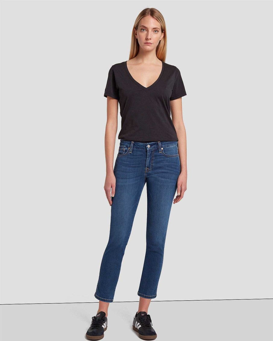 Donne 7 For All Mankind Jeans | B(Air) Kimmie Tagliato Dritto Dentro Duchessa