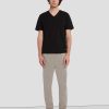 Uomo 7 For All Mankind Pantaloncini E Pantaloni | Jogger In Caldo Twill Grigio Chiaro