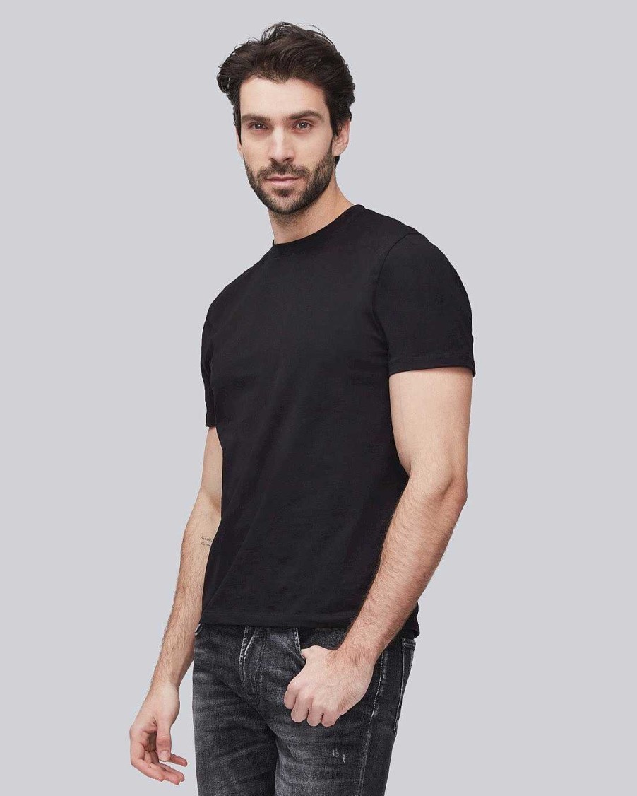 Uomo 7 For All Mankind Camicie | Maglietta Dalle Prestazioni Di Lusso Nero