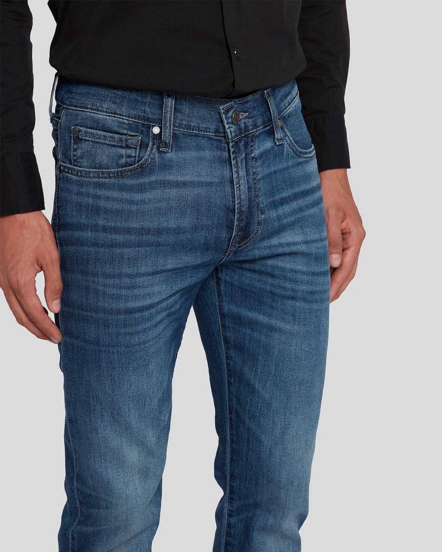 Uomo 7 For All Mankind Jeans | Denim Airweft Slimmy Dentro Veloce