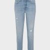 Donne 7 For All Mankind Jeans | Twill Rotto Josefina In Coco Prive