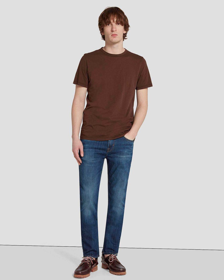 Uomo 7 For All Mankind Jeans | Trama Aerea Viscida Dentro Monterey