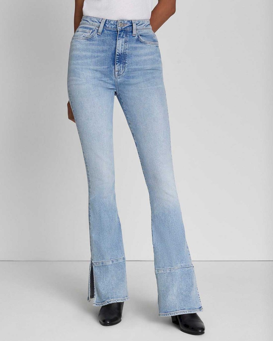 Donne 7 For All Mankind Jeans | Tailorless No Filter Uhr Skinny Bootcut In Mertone