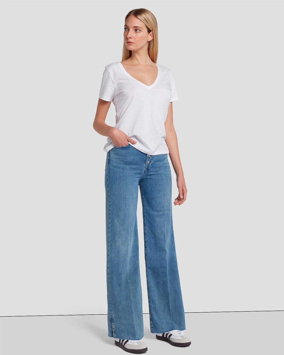 Donne 7 For All Mankind Jeans | Jo In A Vita Ultra Alta Per La Mano Sinistra Vivere