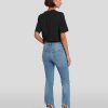 Donne 7 For All Mankind Jeans | Calcio Slim A Vita Alta Con Orlo Laterale Lungo E Destroy In Sloane Vintage Sloanvntg3