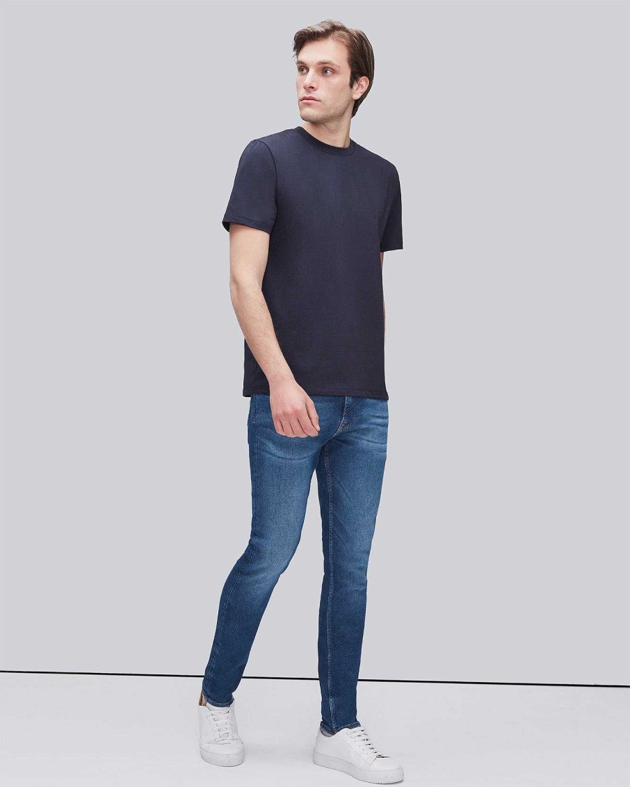 Uomo 7 For All Mankind Camicie | Maglietta Dalle Prestazioni Di Lusso Blu