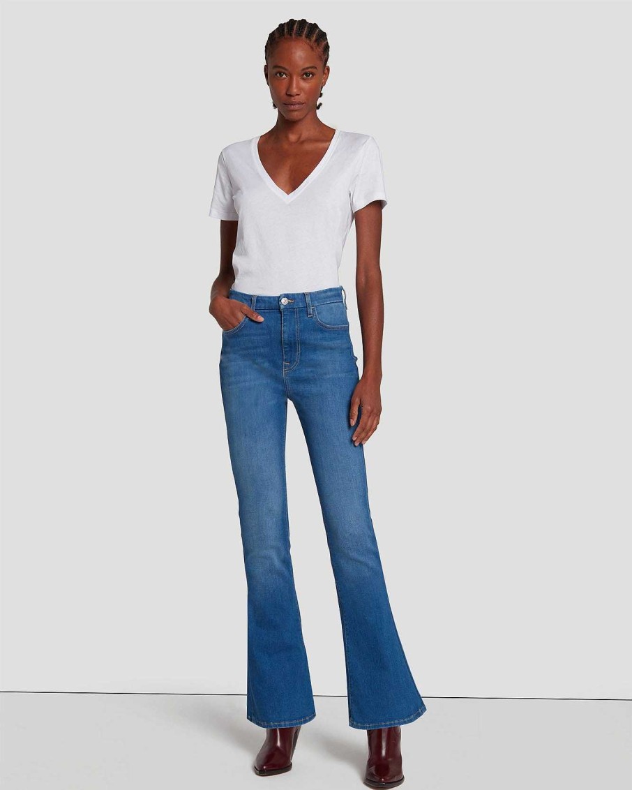 Donne 7 For All Mankind Jeans | Tailorless No Filter Uhr Skinny Bootcut In Mazete