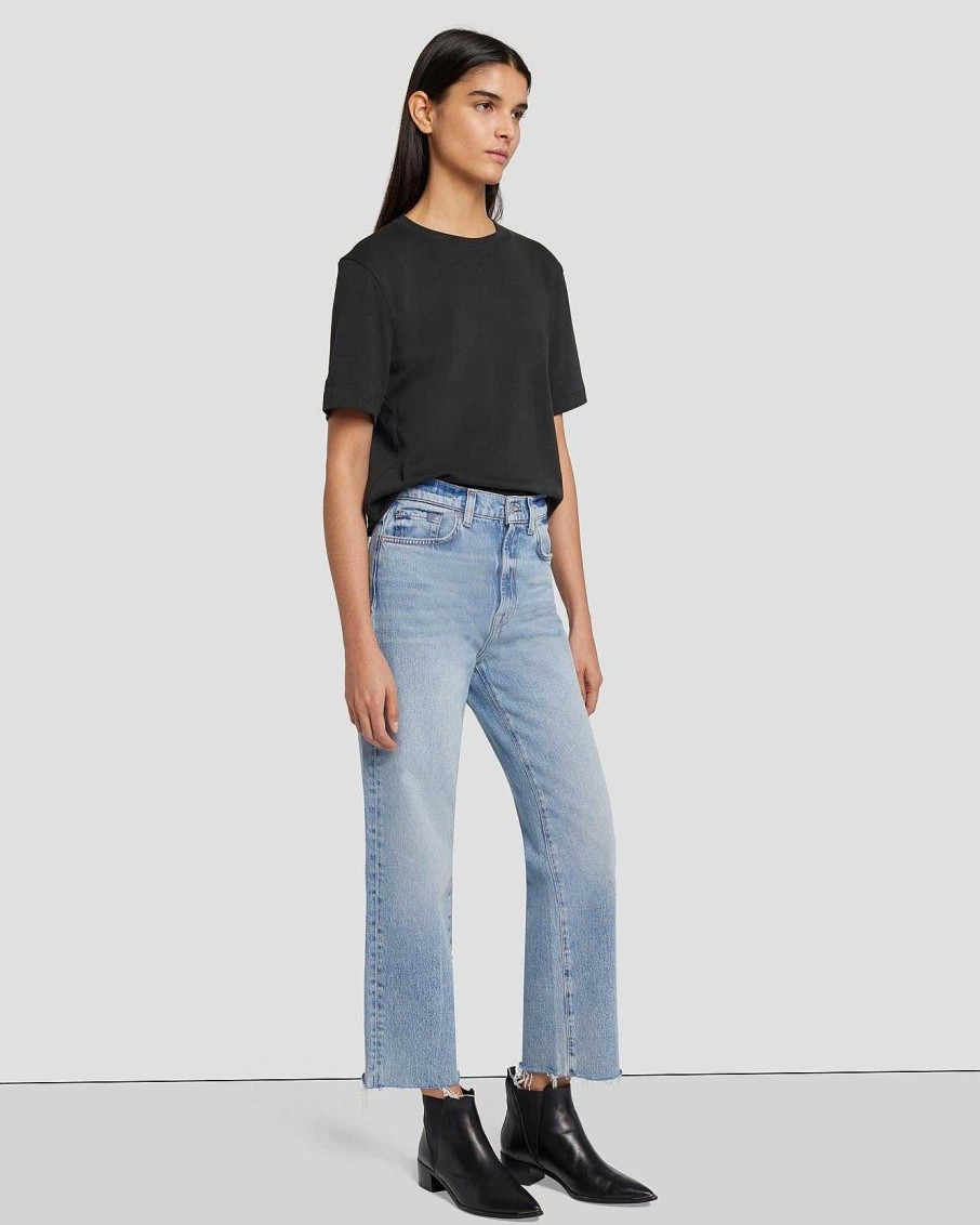 Donne 7 For All Mankind Jeans | L'Umanita Logan Stovepipe In Inno A