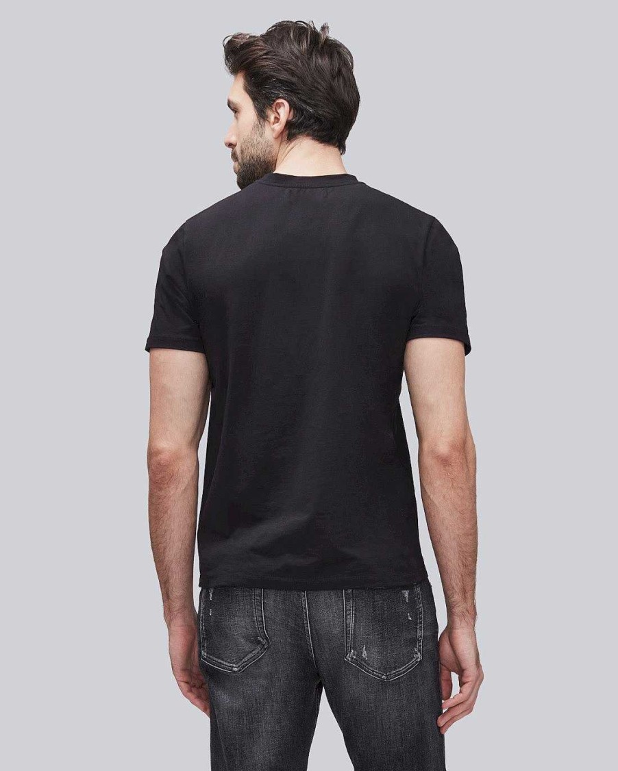 Uomo 7 For All Mankind Camicie | Maglietta Dalle Prestazioni Di Lusso Nero