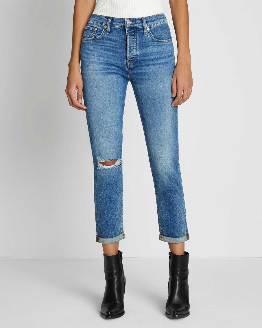 Donne 7 For All Mankind Jeans | Lusso Vintage Josefina In Lyme