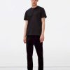 Uomo 7 For All Mankind Pantaloncini E Pantaloni | Chino Da Jogging In Caldo Twill Nero