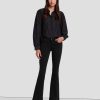 Donne 7 For All Mankind Jeans | Slim Illusion A Vita Alta Ali In Nero