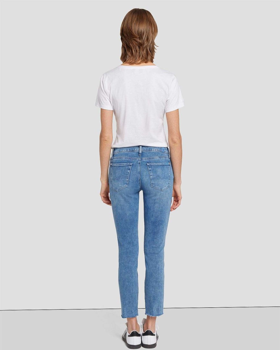 Donne 7 For All Mankind Jeans | Caviglia Roxanne Della Mano Sinistra Dentro Vivere