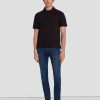 Uomo 7 For All Mankind Camicie | Polo In Maglia Pique Nero