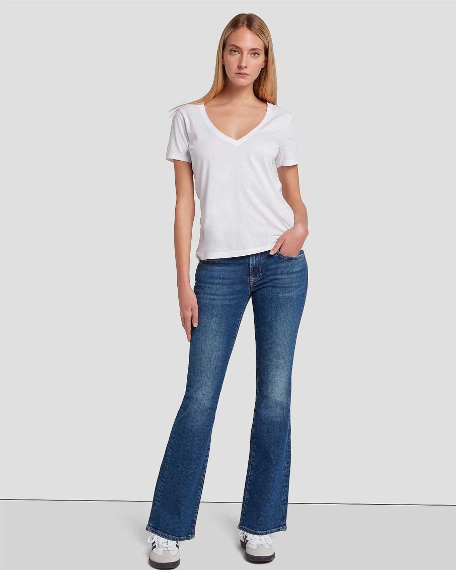 Donne 7 For All Mankind Jeans | Bootcut Originale Senza Sartoria New York Oscura