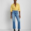 Donne 7 For All Mankind Jeans | Calza Slim Slim A Vita Alta Vintage Di Lusso Lyme