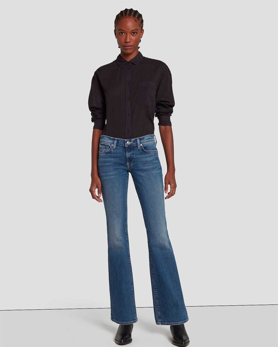 Donne 7 For All Mankind Jeans | Bootcut Originale Dentro New York Oscura