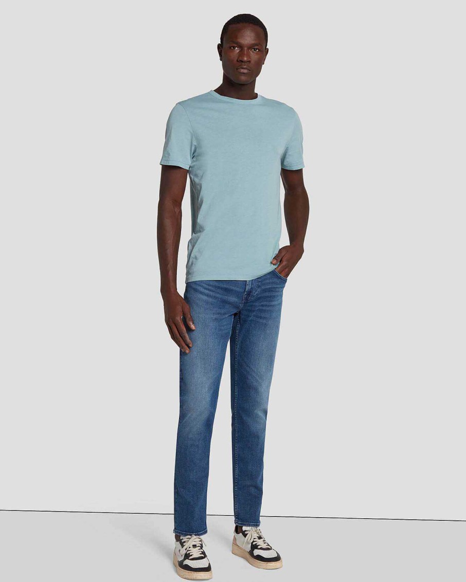 Uomo 7 For All Mankind Jeans | Earthkind Stretch Tek Slimmy Affusolato Labirinto