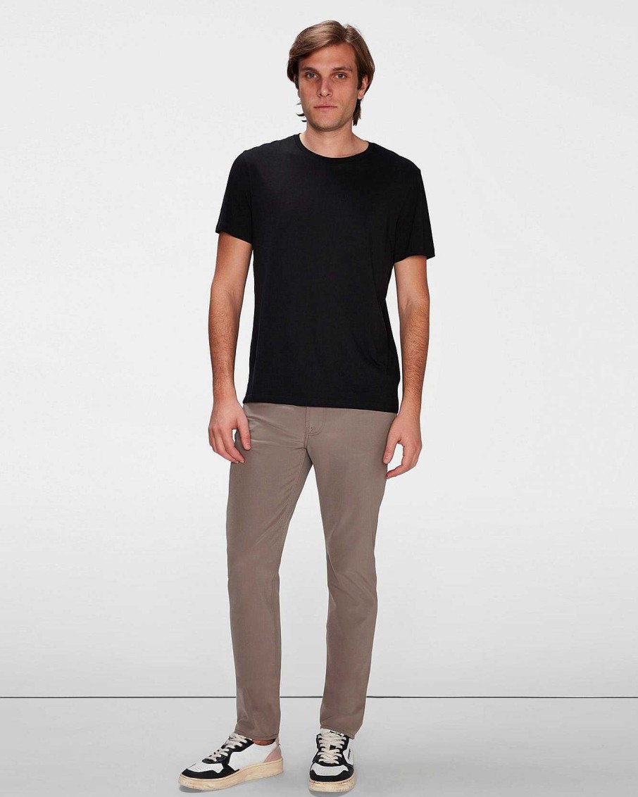 Uomo 7 For All Mankind Pantaloncini E Pantaloni | Serie Tech Slimmy Affusolata Grigio Chiaro