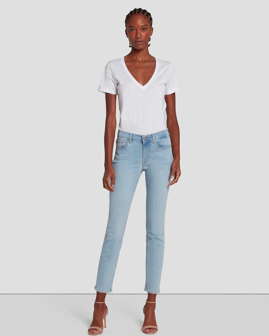 Donne 7 For All Mankind Jeans | B(Air) Caviglia Skinny Dentro Miraggio