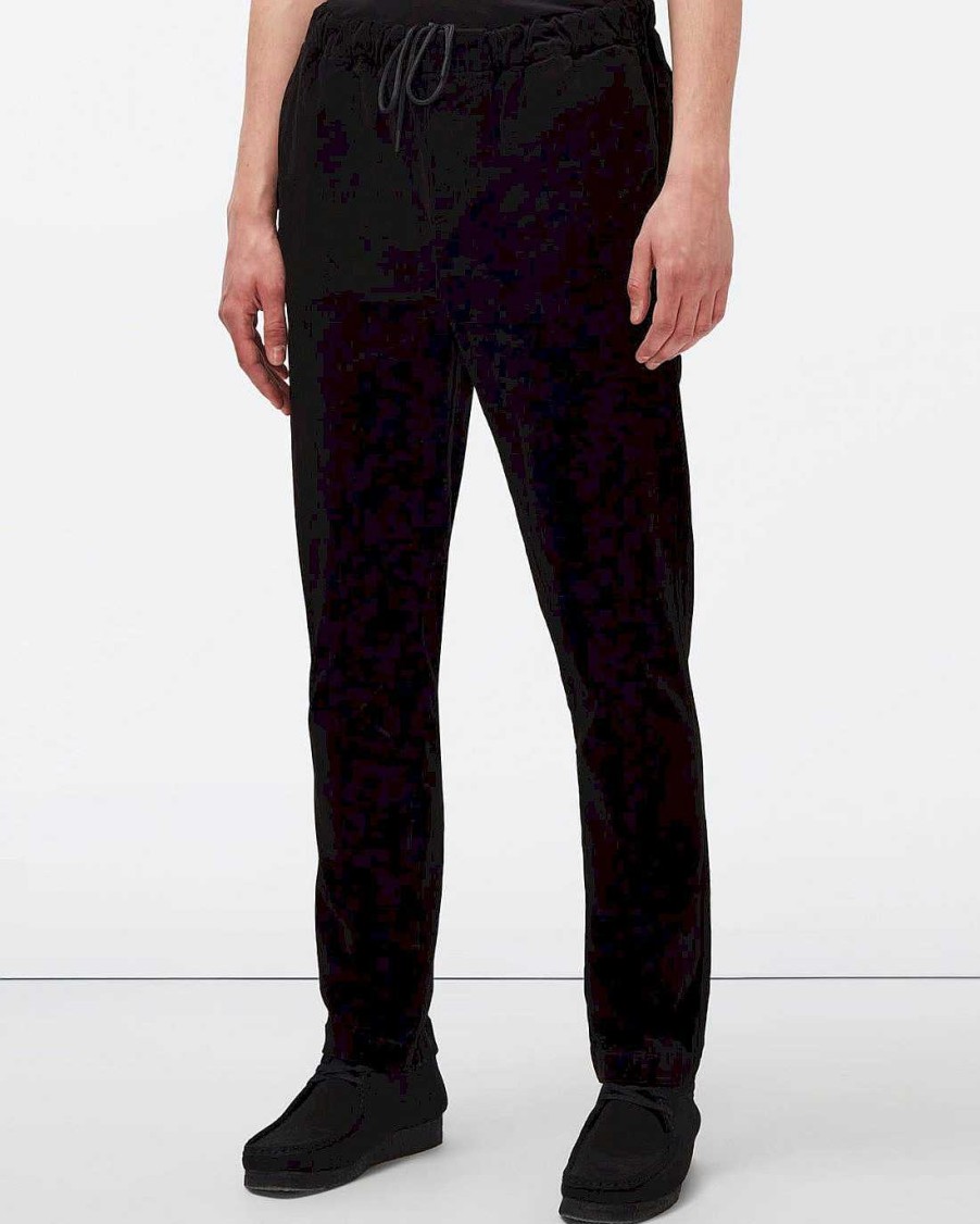 Uomo 7 For All Mankind Pantaloncini E Pantaloni | Chino Da Jogging In Caldo Twill Nero