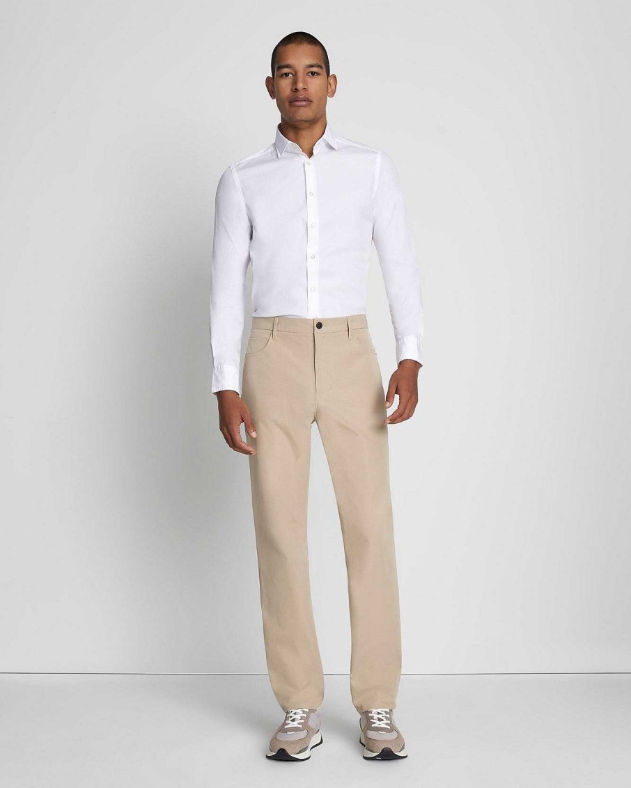 Uomo 7 For All Mankind Pantaloncini E Pantaloni | Serie Adrien Tech In Sabbia