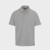 Uomo 7 For All Mankind Camicie | Polo In Maglia Pique Color Erica Grigio