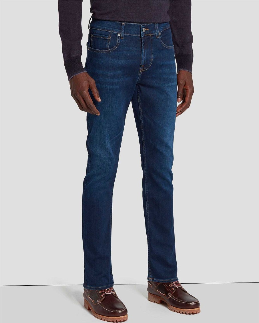 Uomo 7 For All Mankind Jeans | Earthkind Stretch Tek Slimmy Affusolato Enigma