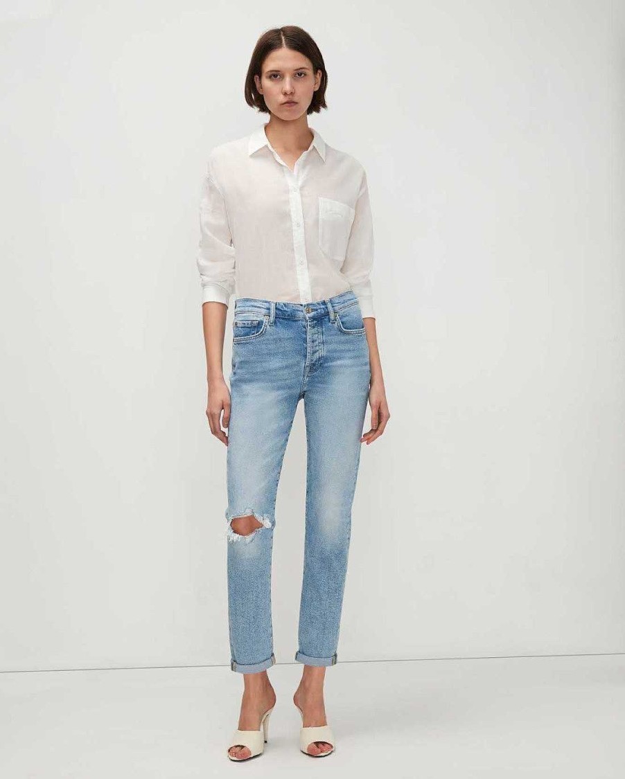 Donne 7 For All Mankind Jeans | Josefina Vintage Di Lusso In Floreale Lvflrlkne