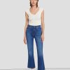 Donne 7 For All Mankind Jeans | Slim Illusion A Vita Alta Slim Kick In Alta Linea